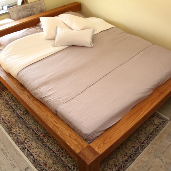 🔥 Solid Oak Beam Bed – SPECIAL OFFER -10% → now only 1,350 EUR