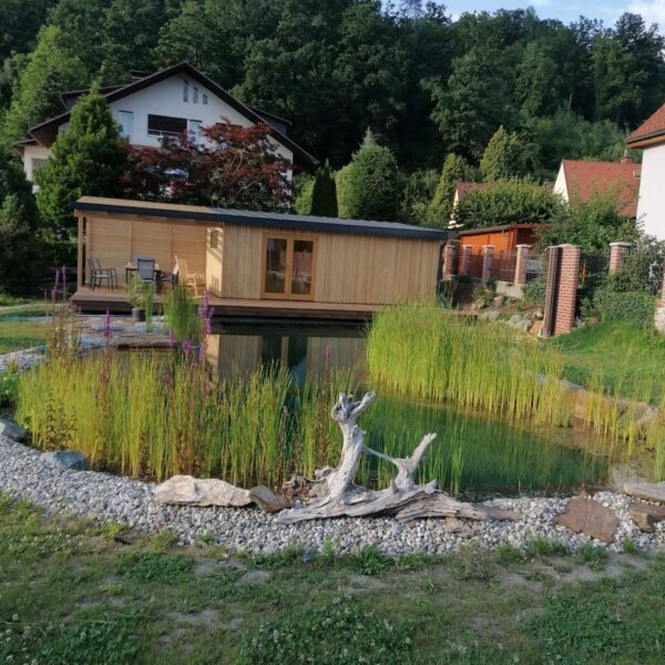 Garden house with terrace