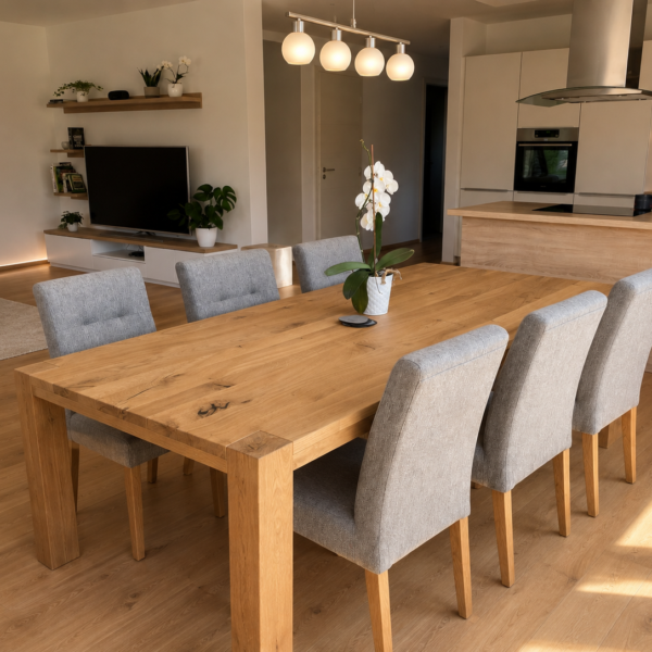 SONJA – solid oak table 200 × 90 cm