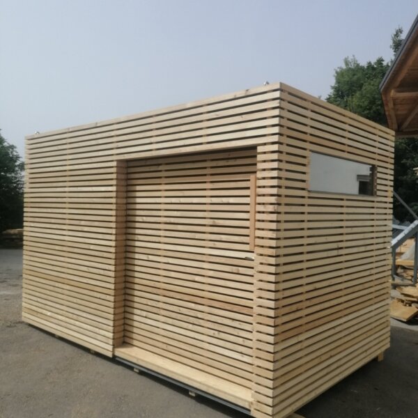 Siberian larch garden house