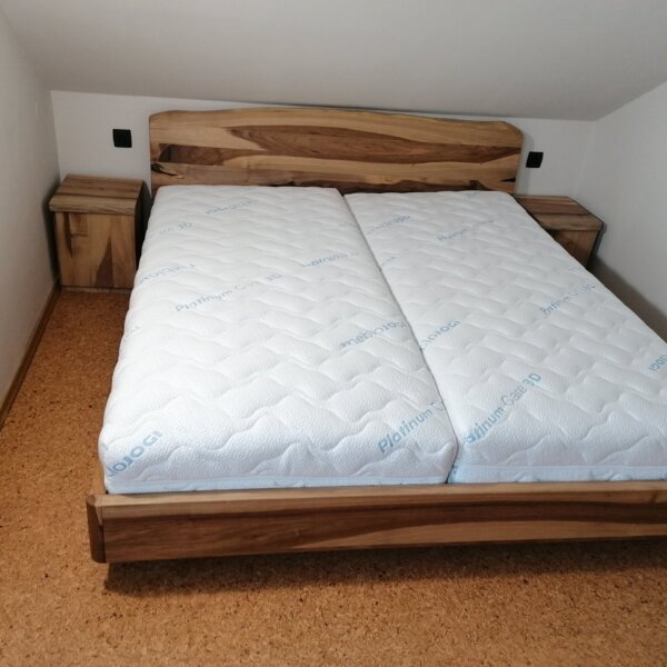🔥 Walnut Bed 180 × 200 – Unique Natural Elegance | now only 1,690 EUR (-10%)