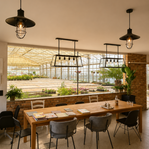 RONJA – oak table 300 × 90 cm for meetings and representative spaces
