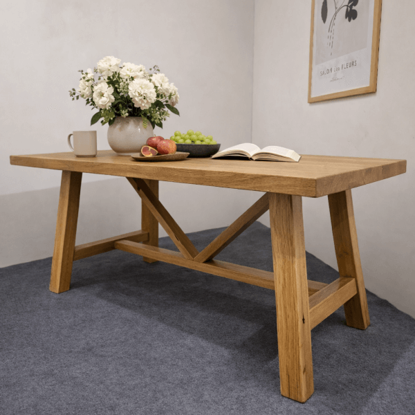 Solid Oak Table Built for Generations – Now −5 %