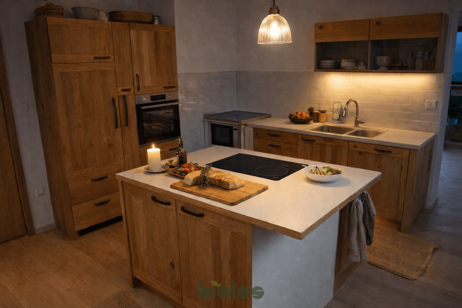 Solid Oak Kitchen – Crafted to Last