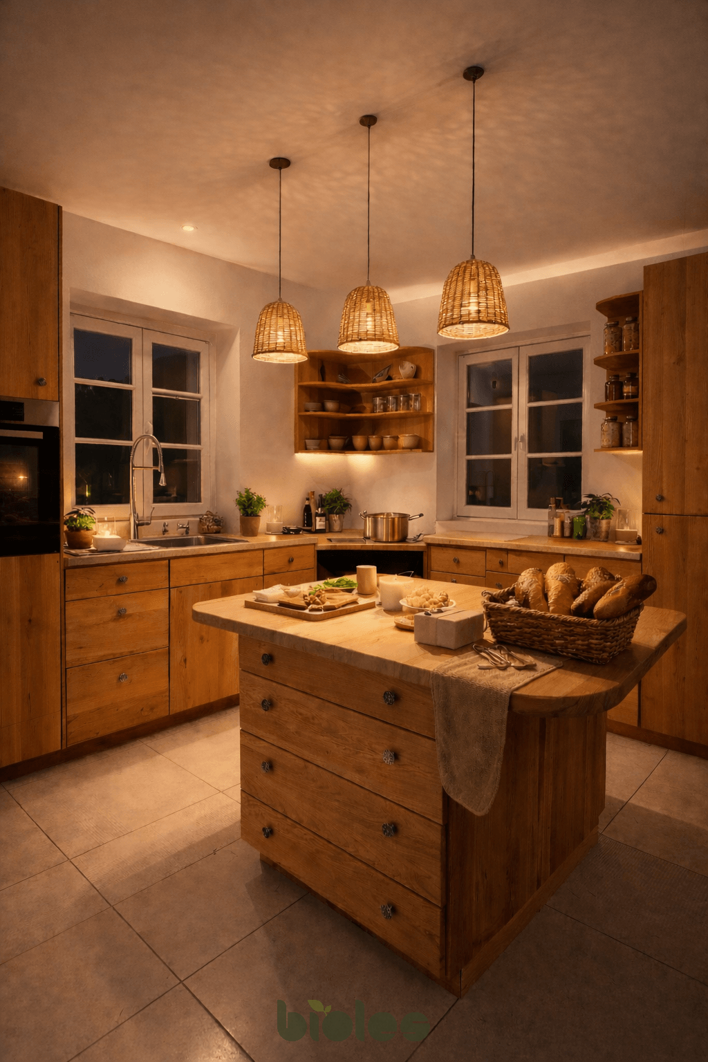 Solid Alder Wood Kitchen – The Warmth of Nature in Your Home