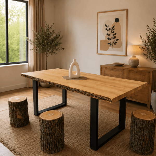 RUNA – alder table with natural live edge