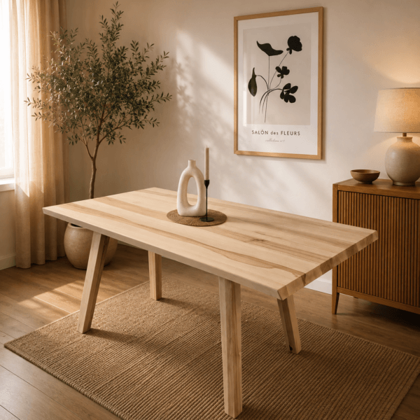 TORA – heartwood beech table 180 × 100 cm