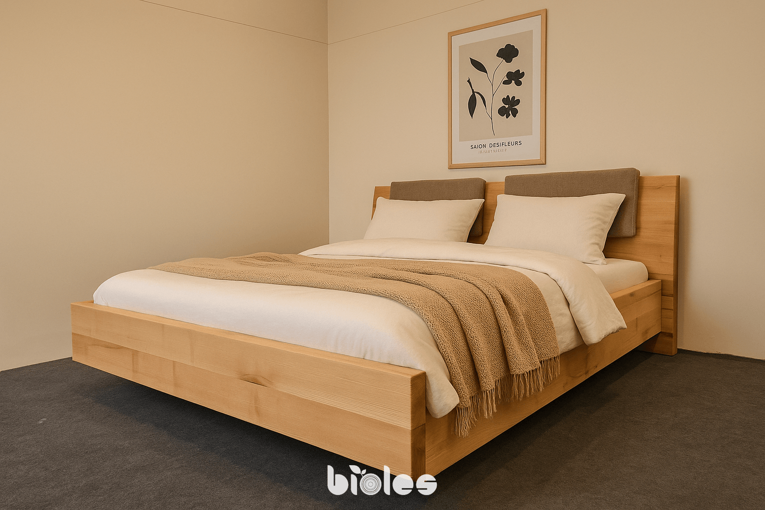 Solid Ash Bed β Elegance, Strength and Natural Warmth Special offer β10%: price 1390 EUR