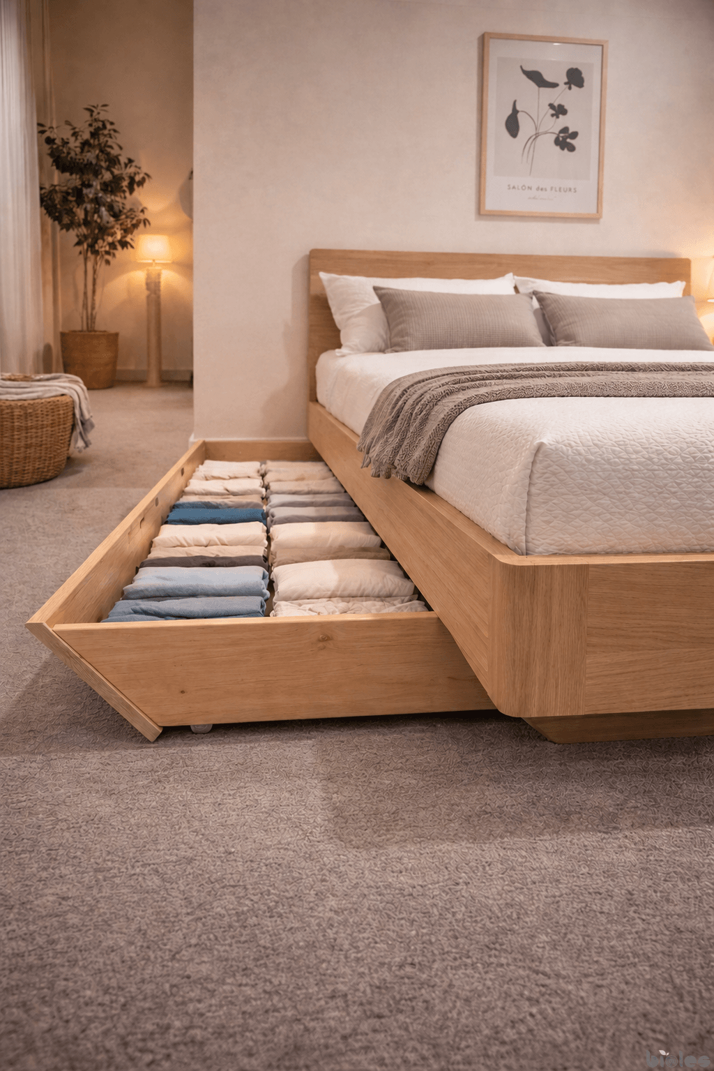 LOMA – floating solid oak bed with timeless design - Image 7